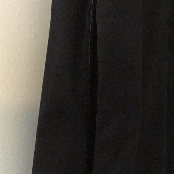 Express Elite Stretch Black Ruffle Top Blouse Sz Small - Picture 5 of 8